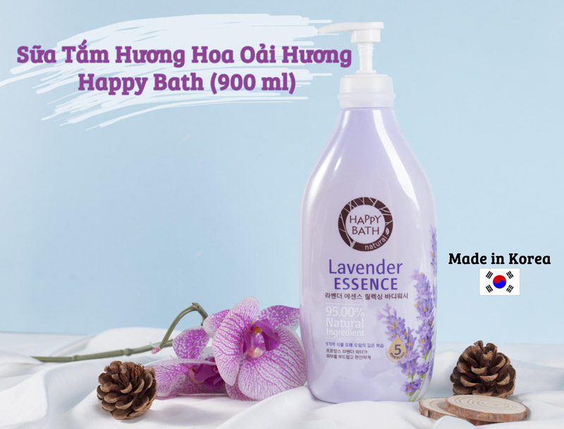 Sữa Tắm Hương Hoa Oải Hương Happy Bath