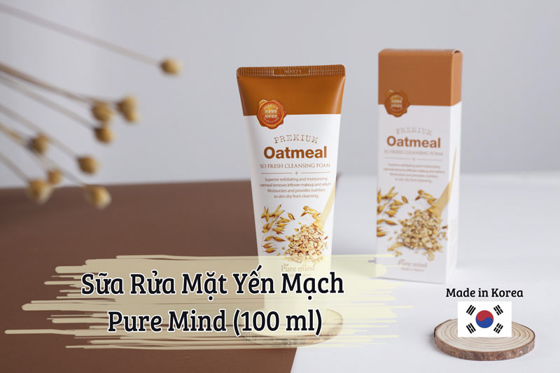 Sữa Rửa Mặt Yến Mạch Pure Mind